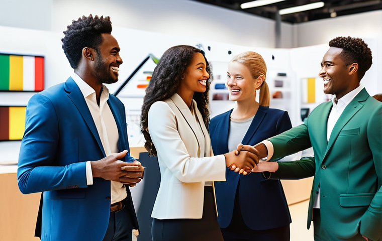 국제무역사 자격증 취득 후기 - **Prompt:** A focused, medium shot of a determined female international trade expert, mid-30s, profe...