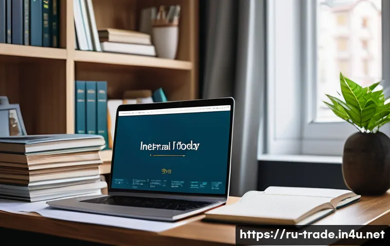 국제무역사 시험 준비를 위한 추천 학습 자료 - A modern study scene in a cozy home office featuring a young Russian adult focused on preparing for ...